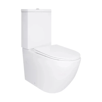 Унитаз компакт Qtap Jay Eco 640х360 овальный, с сиденьем, белый глянцевый (QTJAY27W48749)