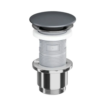 Донный клапан Excellent Design Click-Clack 1 1/4" для умывальника и биде, графит матовый (ARIN.1485.K.01.GRMCR)