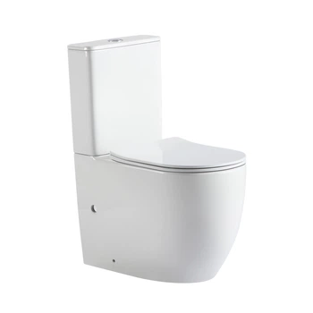 Унитаз компакт Q-tap Robin New 660x360 овальный, с сиденьем, белый (QT13226083AW)