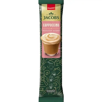 Кава розчинна у стіках 3в1 Jacobs 3в1 Cappuccino без цукру 14г х 1 шт (106389)