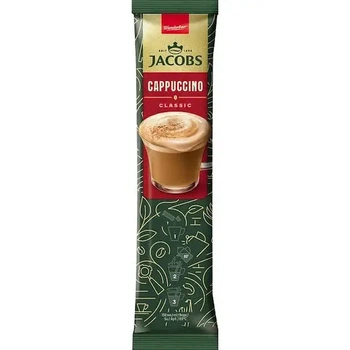 Кава розчинна у стіках 3в1 Jacobs Cappuccino 18,7 г х 1 шт (106358)