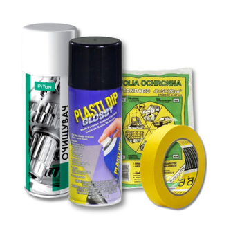 Набор для создания антихрома | Plasti Dip | 400 мл — Черный глянец