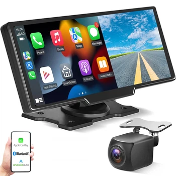 Комплект для парковки Podofo A3073 сенсорный монитор 9.3" камера заднего вида алюминий черный