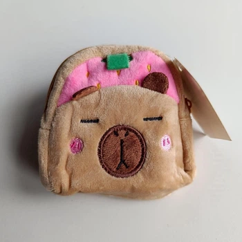 Гаманець монетниця брелок Капібара плюшевий kawaii, міні косметичка для дрібниць