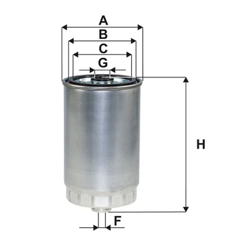 Фільтр паливний WIX FILTERS WF8545 Дизель тонкого очищення накручуваний Оригінал