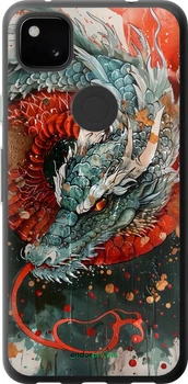 Чехол на Google Pixel 4A Стихия огня "6101u-1935-70447"
