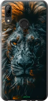 Чехол на Huawei P Smart 2019 Лев в сумерках "6154u-1634-70447"