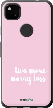Чехол на Google Pixel 4A Живи больше "4347u-1935-70447"