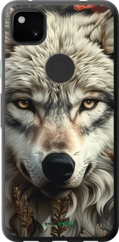 Чехол на Google Pixel 4A Волчий взгляд "6066u-1935-70447"