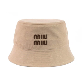 Молодежная панама "miu-miu" Капучино