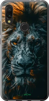 Чехол на Xiaomi Redmi 7 Лев в сумерках "6154u-1669-70447"