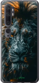 Чехол на Xiaomi Mi Note 10 Лев в сумерках "6154u-1820-70447"