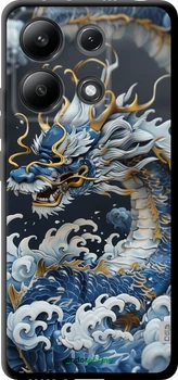 Чехол на Xiaomi Redmi Note 13 4G Водяной дракон "6113b-3654-70447"