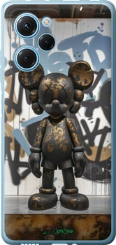 Чехол на Xiaomi Redmi Note 12 Pro Speed Bronze kaws v2 "6098u-3334-70447"
