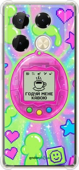Чехол на Infinix Note 40 Pro 4G Y2K Aesthetic Retro Pet: Годуй мене кавою "6784sp-3691-70447"