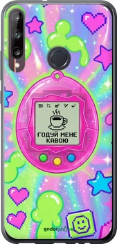 Чехол на Huawei P40 Lite E Y2K Aesthetic Retro Pet: Годуй мене кавою "6784u-1875-70447"