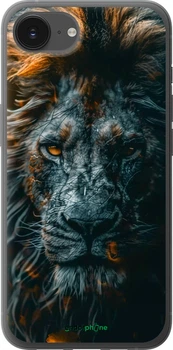 Чехол на iPhone SE 4 Лев в сумерках "6154u-3652-70447"