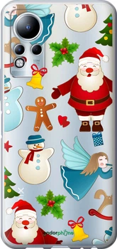 Чехол на Infinix Note 12 Новогодний 1 "4614u-2927-70447"