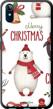 Чехол на Vivo Y91C Merry Christmas "4106b-1762-70447"