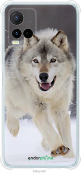 Чехол на Vivo Y21 Бегущий волк "826sp-669-70447"