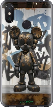 Чехол на Xiaomi Mi Max 3 Bronze kaws v2 "6098t-1534-70447"