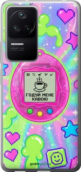 Чехол на Xiaomi Poco F4 Y2K Aesthetic Retro Pet: Годуй мене кавою "6784u-3917-70447"