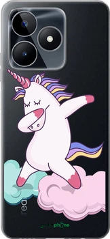 Чехол на Realme Note 50 Единорог "4702u-3752-70447"