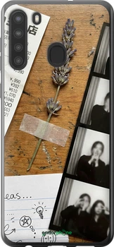 Чехол на Samsung Galaxy A21 Aesthetic Scrapbook Collage "6773u-1841-70447"