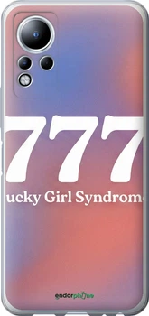 Чехол на Infinix Note 12 Aesthetic Aura Gradient 777 Lucky Energy "6782u-2927-70447"