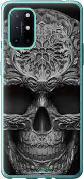 Чехол на OnePlus 8T skull-ornament "4101u-2113-70447"