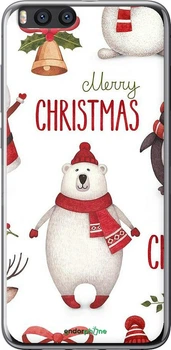 Чехол на Xiaomi Mi Note 3 Merry Christmas "4106u-978-70447"