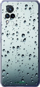 Чехол на Vivo V21 Стекло в каплях "848u-2368-70447"