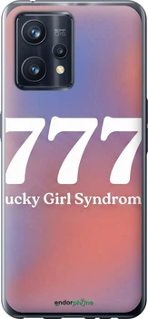 Чехол на Realme 9 Pro Plus Aesthetic Aura Gradient 777 Lucky Energy "6782u-2596-70447"