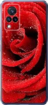 Чехол на Vivo V21 Красная роза "529u-2368-70447"