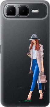 Чехол на Infinix Smart 10 PLus Девушка 1 "4751u-4108-70447"