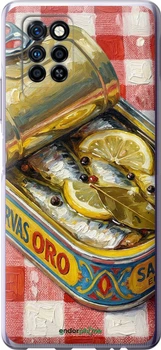 Чехол на Infinix Note 10 Pro Vintage Sardine Tin Phone "6772u-2709-70447"