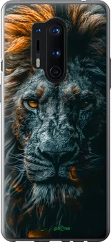 Чехол на OnePlus 8 Pro Лев в сумерках "6154u-1896-70447"
