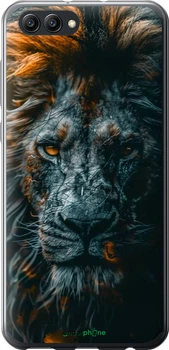 Чехол на Huawei Honor V10 / View 10 Лев в сумерках "6154u-1579-70447"