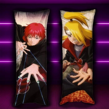 Дакімакура 150х50 см Дейдара Deidara Сасорі Sasori Naruto Наруто Подушка з наволочкою двостороння