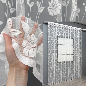 Тюль VR-Textil 2093т Жакард Теплий білий 400х270 см (42-1323)