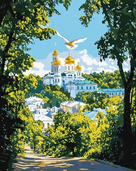 Картина по номерам, набір для розпису "Собор духовності" 40*50см, термопакет, Ідейка, КНО6486