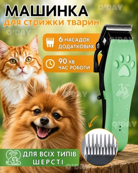 Машинка для Стрижки собак и кошек Аккумуляторный профессиональный Триммер для Груминга животных с регулировкой среза