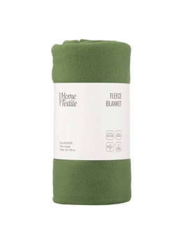 Плед ARDESTO Fleece 130x160 см, 100% полиэстер, зеленый