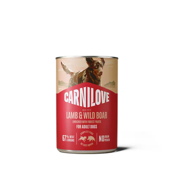 Корм вологий Carnilove Lamb & Wild Boar для собак паштет ягня і дикий кабан 400 г