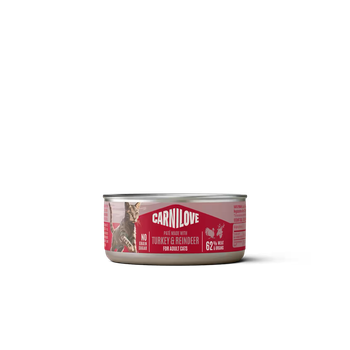 Корм вологий Carnilove Turkey & Reindeer для котів паштет індичка і північний олень 100 г