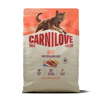 Корм сухой Carnilove True Fresh Beef Sterilised для стерилизованных котов говядина 2 кг