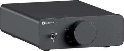 Аудіо - конвертер (перетворювач звуку) Fosi Audio Q6 - Type-C / Coaxial / Optical на RCA / Sub