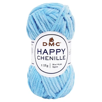 Пряжа DMC Happy Chenille, 17 голубой