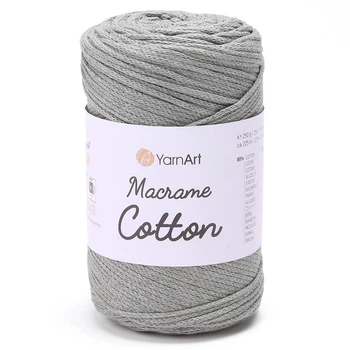 Пряжа YARNART Macrame Cotton, 794 пепельный