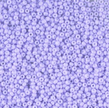 Бисер чешский Preciosa 03223 меловой, сиреневый (10 г)